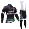 Fietskleding Dames (Fietsshirt Lange Mouw + Lange Koersbroek) 2017 Bora-Hansgrohe N001